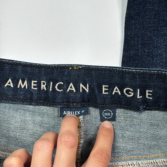 American Eagle Airflex + Slim Dark Wash Jeans 34x30 - Picture 8 of 10